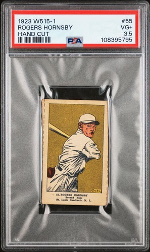 Rogers Hornsby [Hand Cut] #55 1923 W515 1 card