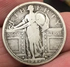 1917 Type 1 Standing Liberty Quarter 90% Silver Coin