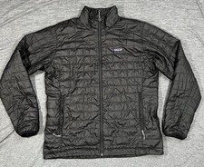 Patagonia Nano Puff Jacket for Men, Size XL - Black WORN / Flawed