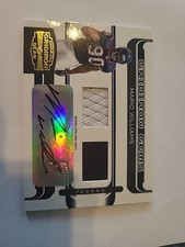 2006 Gridiron Gear Rookie Gems RC DUAL PATCH  Auto MARIO WILLIAMS 38/50