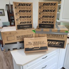 Brand New Bose Speakers Pair 901 Series VI Directing/Reflecting Rare (BLACK ASH)