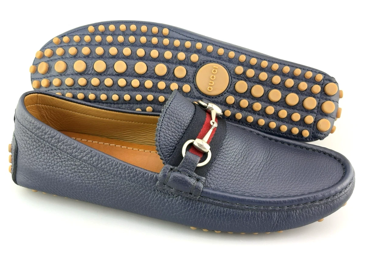 Gucci Leather Upper Blue Dress Shoes for Men for sale | eBay
