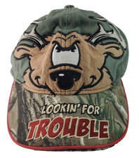 Buck Wear Baseball Toddler Hat Lookin For Trouble Camo Deer Adjustable Green