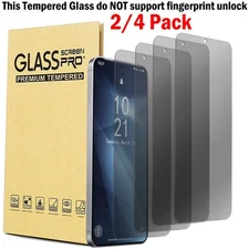 2/4 Pack For Samsung Galaxy S25 Edge 5G Privacy Screen Protector Tempered Glass