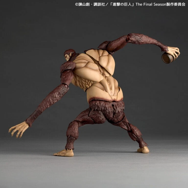 KAIYODO Revoltech Increíble Yamaguchi Attack on Titan Beast Titan de Japón PSL Foto 4 de 4