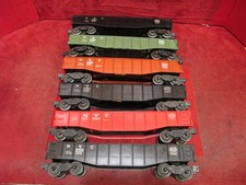 6 Lionel Vintage Original postwar 6462 Gondola Cars assorted colors