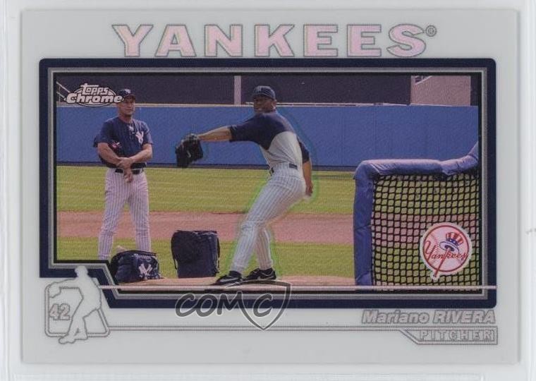 2004 Topps Chrome Refractor Mariano Rivera #67 HOF 4f5