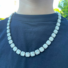 Silver-Tone Simulated Diamond Rhinestone Tenn...