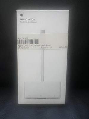 Apple USB-C to VGA Multiport Adapter - A1620 - MJ1L2AM/A - White Open Box