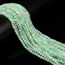 Natural Chrysoprase Faceted Round Beads Size 4.5mm 15.5" Strand