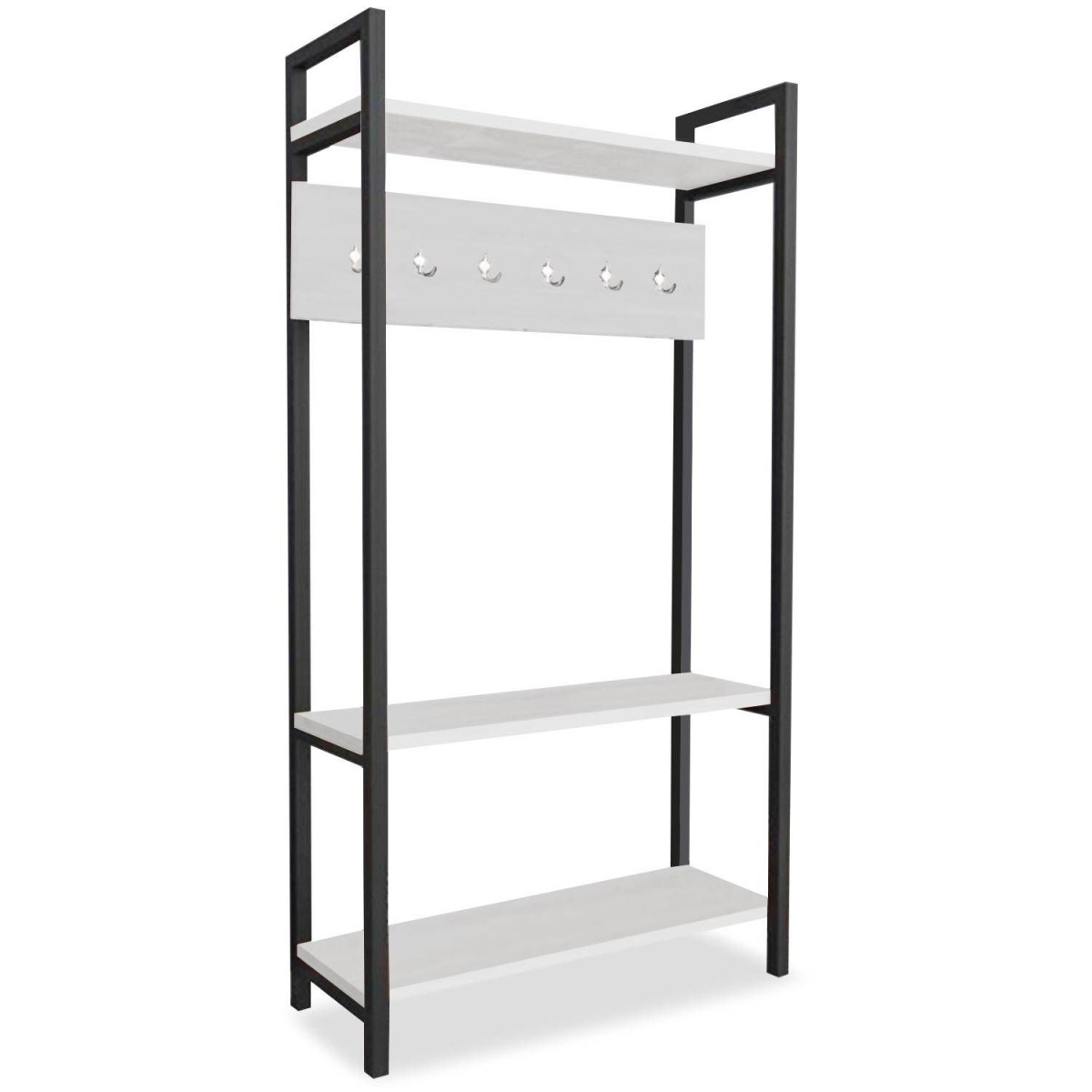 Vestiaire d'entrée Sicaret 180cm avec rangement chaussures intégré