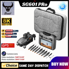5G 8K GPS Drone with Camera WiFi RC Quadcopter Brushless Auto Return Follow Me ✅
