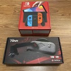 Nintendo Switch OLED Neon Red/Blue Bundle with Additional 256 GB Memory Card