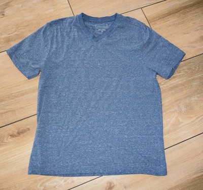 2 tolle T-Shirts, kurzarm von Jack & Jones in schwarz und blau meliert Gr. L