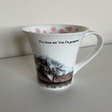 Hudson & Middleton Magnificent Moggies ‘Cos I’m Gorgeous’ Mug –  Anna Danielle