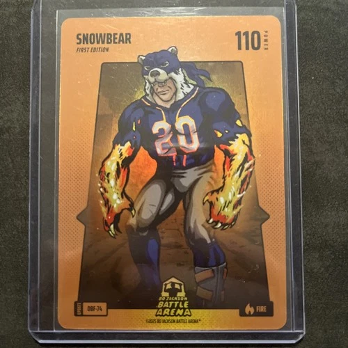 Bo Jackson Battle Arena Orange Battle Foil `Snowbear`