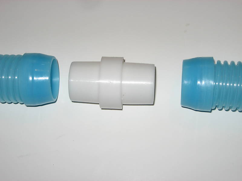 1.5" Double Male Hose Adapter Connector for Swimming Pool Vacuum