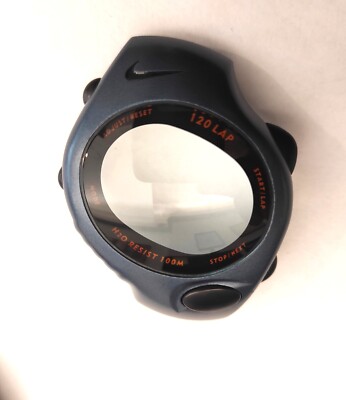 NIKE GEHÄUSE NEUE UHR TRIAX 120 BLAU UND ALUMINIUM WG65-0010 KOMPLETT