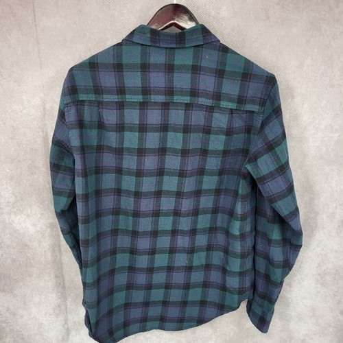 Urban Outfitters Shirt Mens Small Green Flannel Button Up Outdoor Casual - Picture 6 of 8