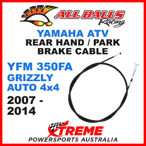 454060 YFM 350FA Grizzly Auto 4X4 20072014 ATV Rear Hand Park Brake