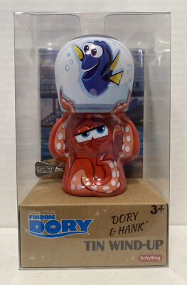 Finding Dory   Dory & Hank Tin Toy Windup BeBots   Wind Em  Up   Watch Em  Roll