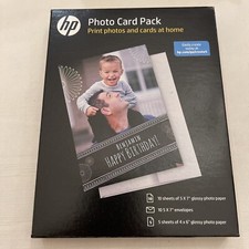HP Inkjet Glossy Photo Paper  Envelopes - 4x6 / 5x7 Envelopes