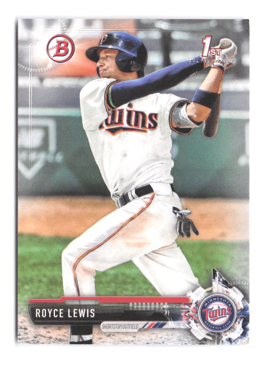 2017 Bowman Draft Royce Lewis 1st First Paper BD-1 Minnesota Twins