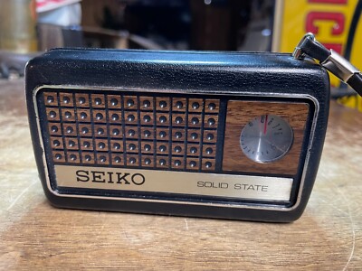 Vintage Seiko Solid State Pocket Radio Hong Kong See Description