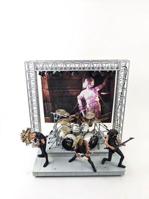 McFarlane Metallica Action Figures on Stage Harvesters of Sorrow