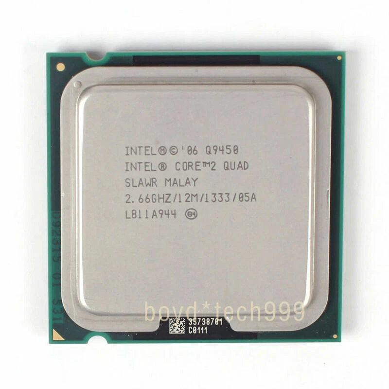 Intel CORE 2 QUAD Q9450 PROCESSOR 2.66GHZ/1333((SLAWR)LGA 775/Socket T CPU - Image 2 of 2