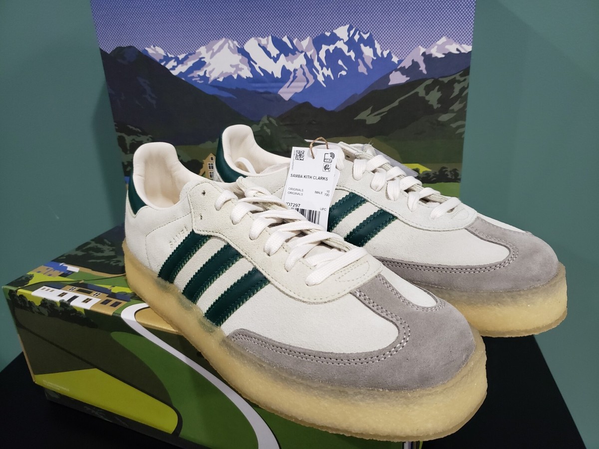 Kith x Adidas x Clark's 8th Street Samba Size 10.5 US White