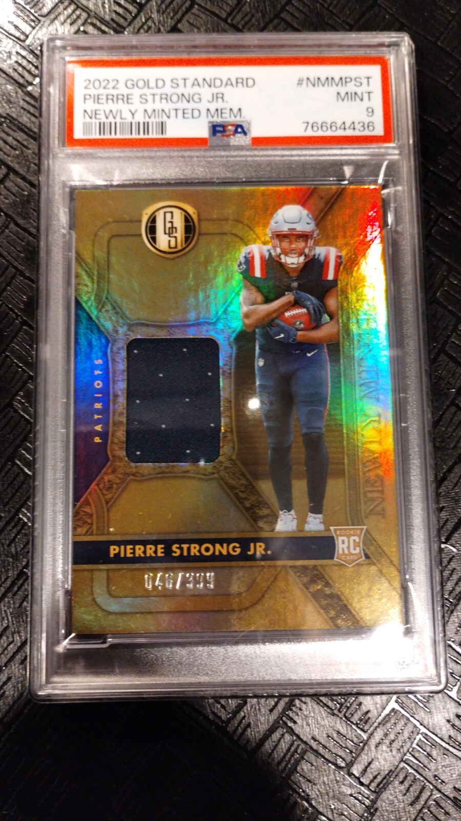 Pierre Strong Panini Gold Standard Newly Minted Memorabilia #NMMPST Base
