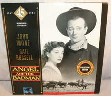 Laserdisc a  Angel and the Badman  John Wayne Gail Russell Harry Carey 45 Ann