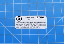 Stihl 1979 Sticker