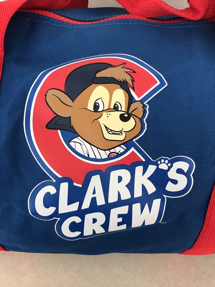 Clark's Crew Chicago Cubs gym duffle bag travel overnight kids bag strap - Image 3 of 4