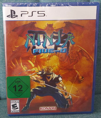 Ninja Five-O - Limited Run #109 -NEU & OVP   Top-Spiel von Konami   SEHR SELTEN