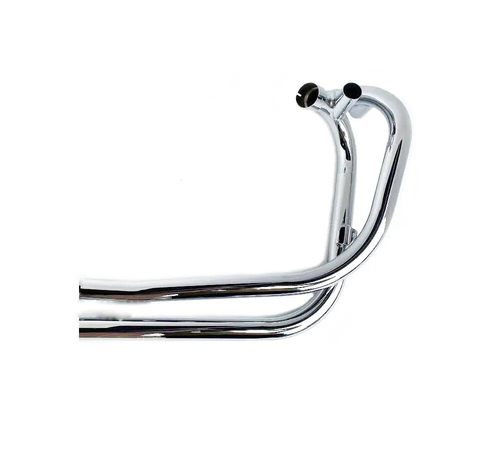 トライアンフT140E　エキパイ Triumph Bonneville T140 Exhaust Pipes (Pair) Push Over Balanced 71