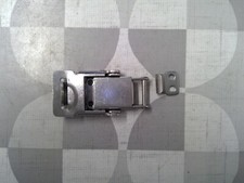 Lockable Cabinet Latch, Silver Tone Free Shipping