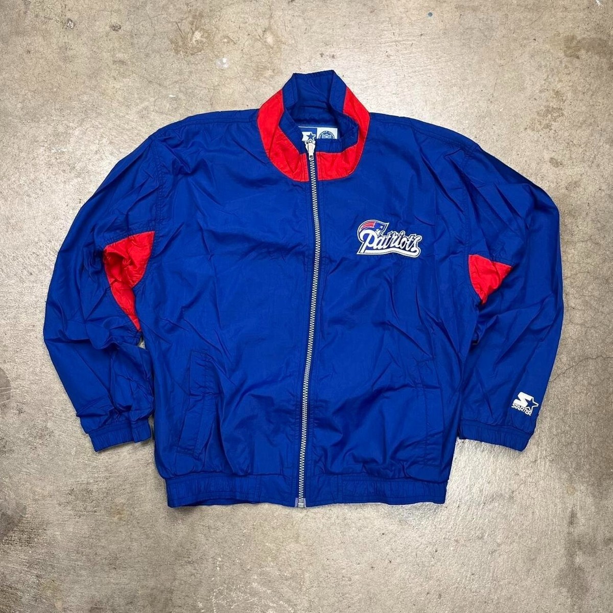 Vintage Starter Jacket New England Patriots Windbreaker Full zip