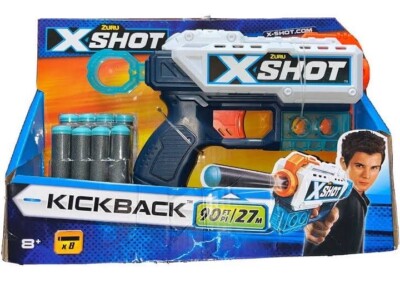 Zuru X-Shot Kickback - Foam Dart Gun W/ 8 Darts
