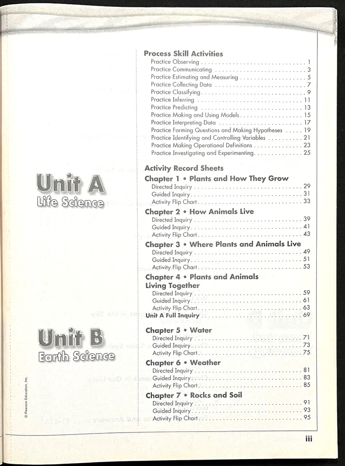 3rd Grade - SCIENCE - ACTIVITY BOOK - TEACHER EDITION (2010, Foresman) - Image 3 of 4