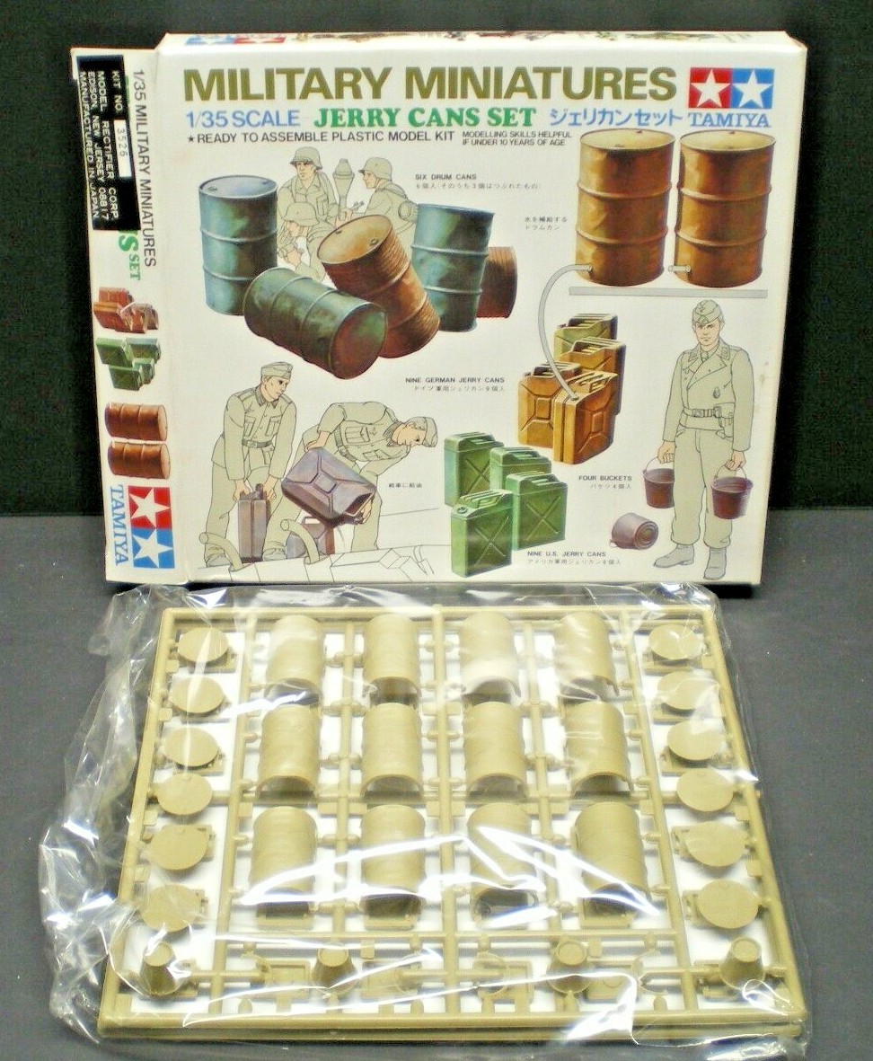 TAMIYA 1/35 WWII JERRY CAN SET (MILITARY MINIATURES) SET # 3526 | eBay