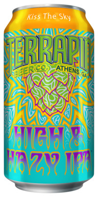 Terrapin HIGH & HAZY Kiss The Sky Ale ONE Empty IPA Collector BEER Can