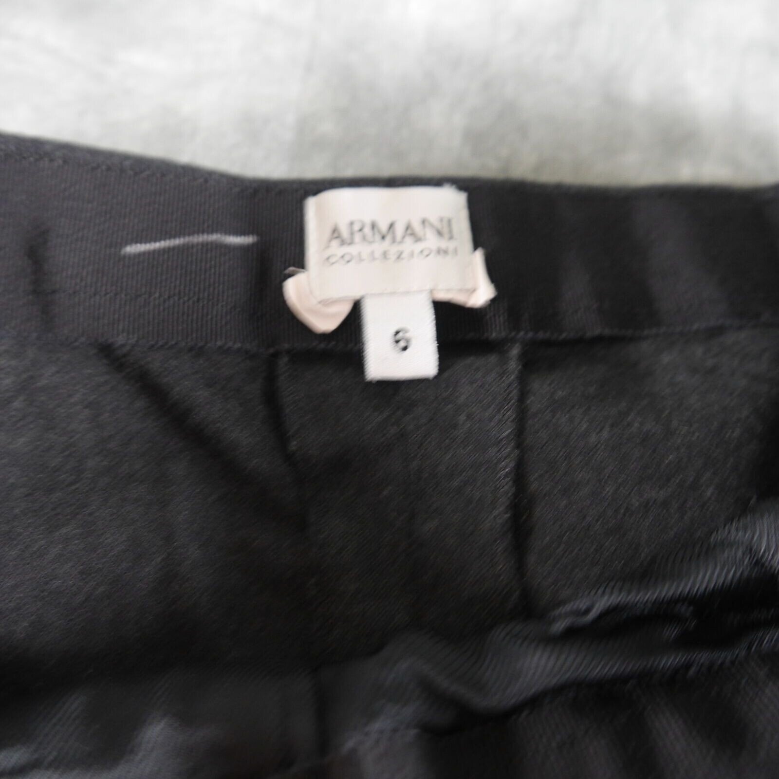 EUC Armani  CLASSIC Solid Dark Gray PANTS SLACKS … - image 3