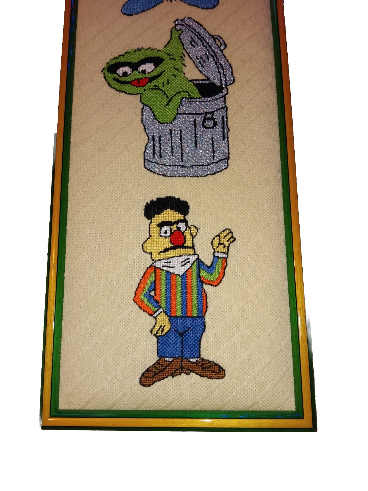 Sesame Street Cross Stitch Wall Hanging Characters Art 41 1 2 X 12 1 2 sesame-street-cross-stitch-wall-hanging-characters-art-41-1-2-x-12-1-2