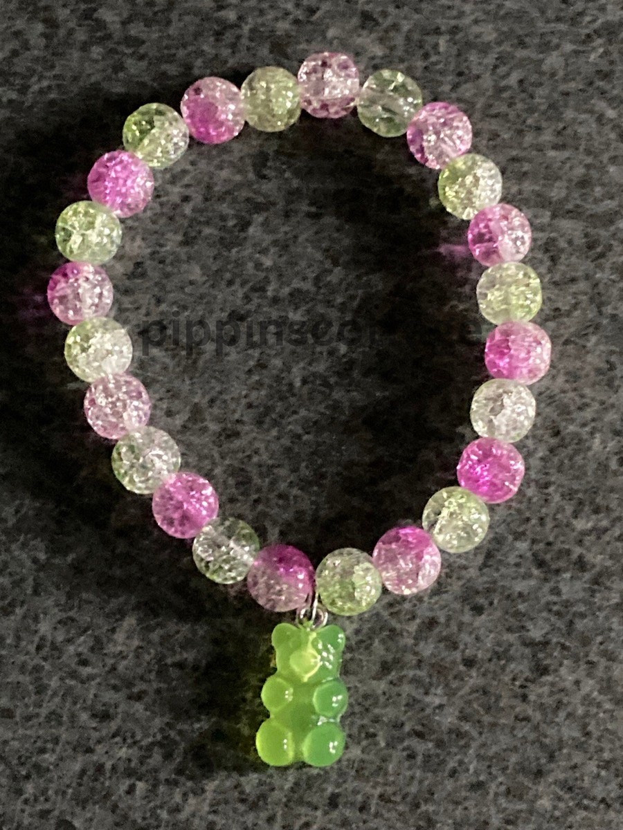 KAMIYA Mexican Beads Bracelet グリーン、ピンク KAMIYA Mexican Beads Bracelet グリーン、ピンク KAMIYA Mexican