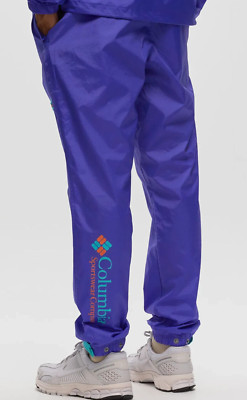 MENS 2XL -NEW Columbia Sportswear Water-Repellent Windbreaker Riptide Wind Pants
