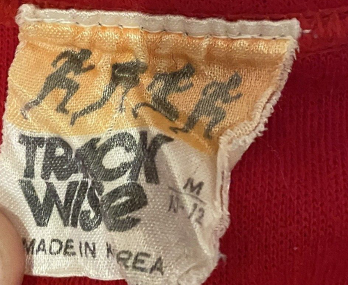 VINTAGE Red Track Jacket - Youth 10/12 - Picture 4 of 7