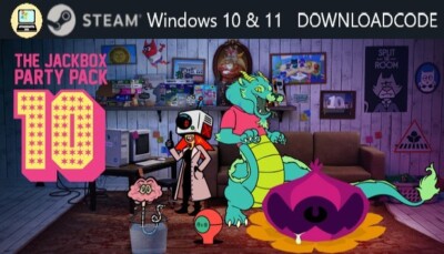 NEU PC Computer Spiel The Jackbox Party Pack 10 für Windows 10 11 STEAM Download