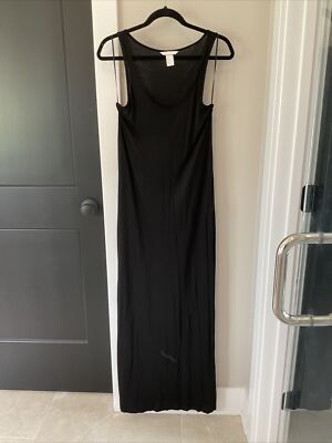 chinese dress ladies H&M Black Knitted Maxi Dress